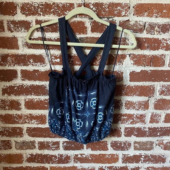 We the Free Free People Blue Floral Tank Top - Picture 4 of 8